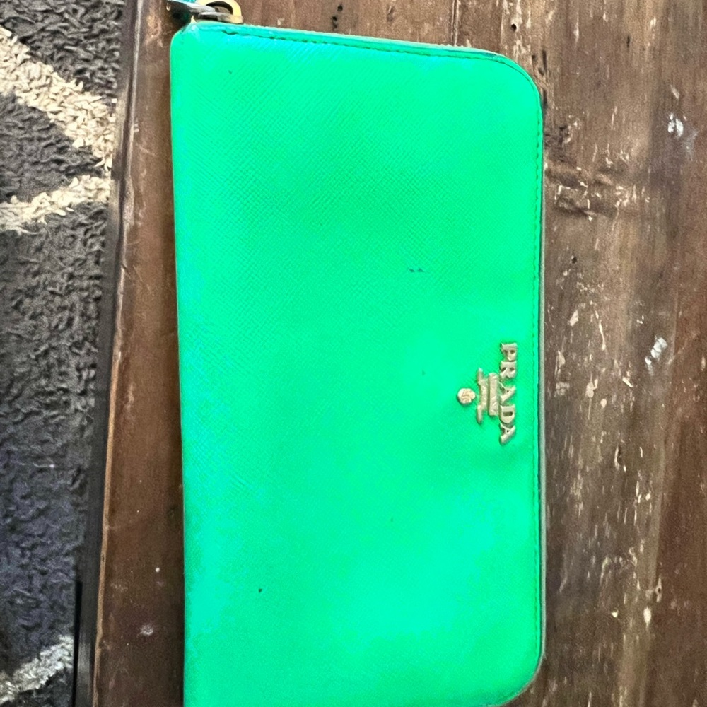 Prada Green Wallet